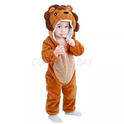 Toddler Baby Kigurumi Onesie Rompers Animal Jumpsuit Infant Clothes Pyjamas Kids • £25.14