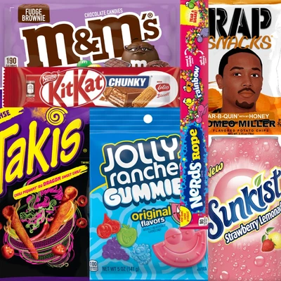 £20 • Buy Takis Sweet Chili American Snacks Box Drinks Hamper USA Import  Jolly Rancher