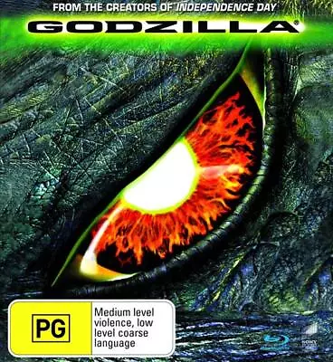 Godzilla  (Blu-ray 1998) VGC R4 FAST! FREE! POSTAGE! • $10.99