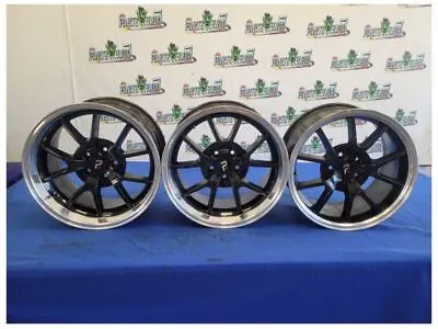 2005-2014 Ford Mustang GT 3 FR500 Style 18x9 18x10 Wheels Black *Scuffs* 2423 • $319.99