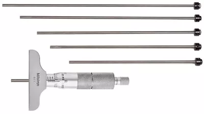 Mitutoyo Depth Micrometer Series 129 Range: 0-6  - 129-128 • $185