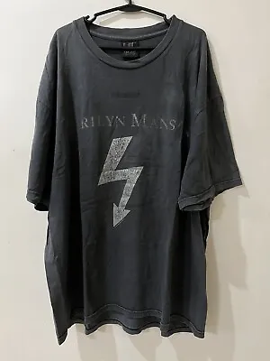 Original 1998 RARE Vintage Marilyn Manson Satan’s Bakesale Thunderbolt Shirt XL • $428.99