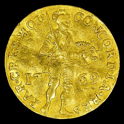 Netherlands 1769 Gold 1 Ducat ✪ Xf Extra Fine ✪ Coin Holland 1d ◢trusted◣ • $425