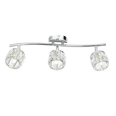 Modern 3 Way Ceiling Light Adjustable Spot Downlights Kitchen Living Lighting • £15.99