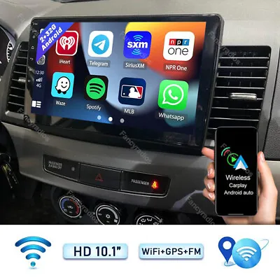 Carplay For Mitsubishi Lancer 2008-2017 10.1  Android 12.0 Car Stereo Radio GPS  • $104.87