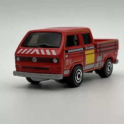 Matchbox '90 Volkswagen Transporter Crew Cab Loaded Cargo Bed 2022 • £7.99