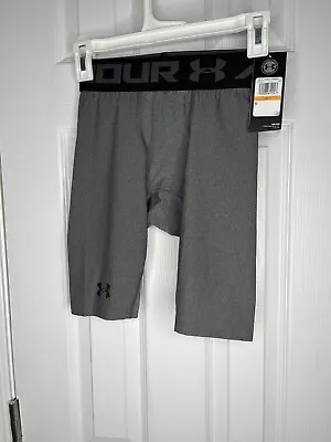 Under Armour 1289568 090 Mens Sz SMALL Heat Gear 2.0 Compression Shorts • £19.28