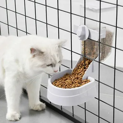 For Puppy Cats Rabbit Pet Dispenser Drinker Pet Bowls Food Container Feeder Pet • £10.89