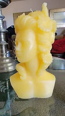 D.L. & CO MADAME POMPADOUR BUST CANDLE Lavender Patina Rare Designer $85 Msrp • $69.99