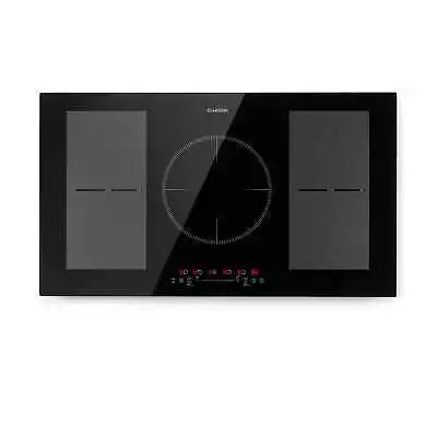 Induction Hob 90cm 5 Ring Glass Ceramic Electric Induction Range Cooker Black • £544.99