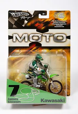 Hot Wheels Moto X James Stewart Kawasaki 450 Motocross Supercross AHRMA • $59