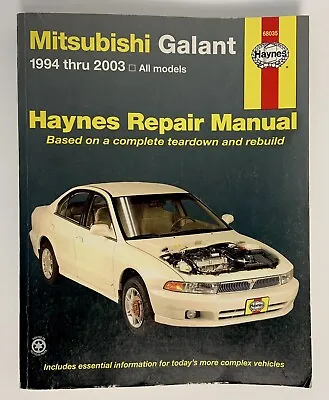 Haynes Repair Manual Mitsubishi Galant 1994 Thru 2003 All Models 68035 • $9.95