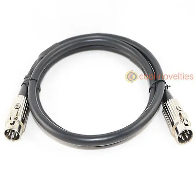 Snaic 5 Pin Din To 5 Pin Din Latch Plug Interconnect Cable For Naim Pre-amp • £25.99