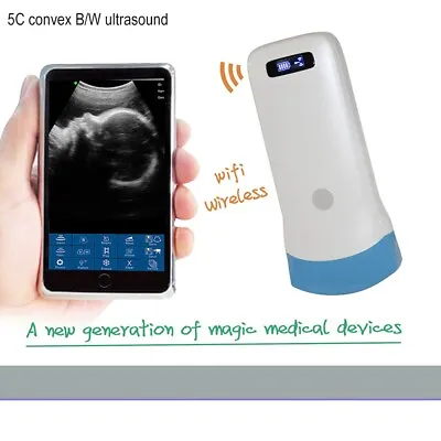 Handheld Wireless WiFi Mini Ultrasound Ultrasound Scanner / Probe 128Elements • $1850