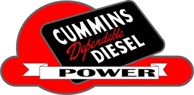 Cummins Dependable Diesel Power Vinyl Bumper Sticker Window Decal Multiple Sizes • $5.25