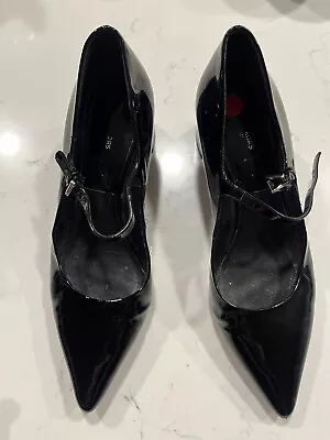 Michael Kors Collection Marney Patent-Leather Mary Jane Pumps Size 37 MSRP$595 • $115