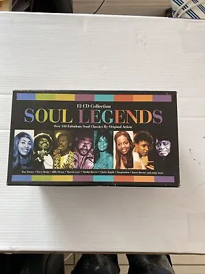 Soul Legends 12CD Collection James Brown Tina Turner Billy  Ocean Marvin Gaye • £14.99