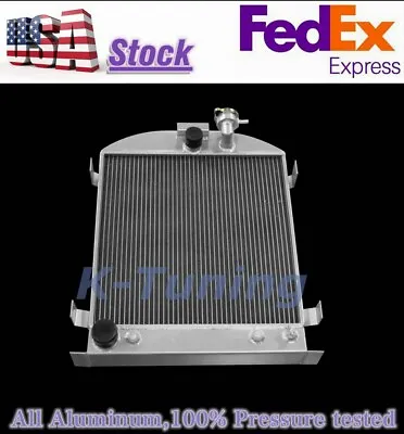 3 Row Aluminum Radiator For 1932 Ford Model T Chopped FORD ENGINE ONLY 17  X 17  • $139.90