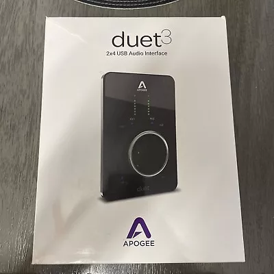 Apogee Duet 3 2x4 USB-C Audio Interface • $500