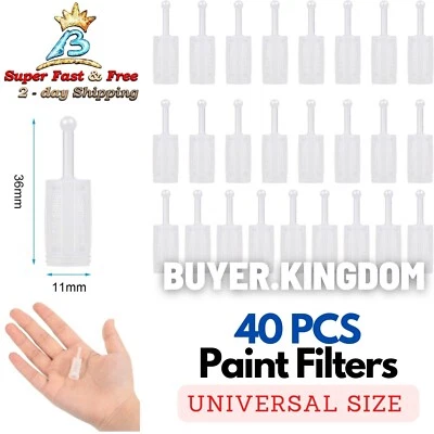 $15.05 • Buy Spray Gun Paint Filter Disposable HVLP Filters Gravity Feed Painting Strainers