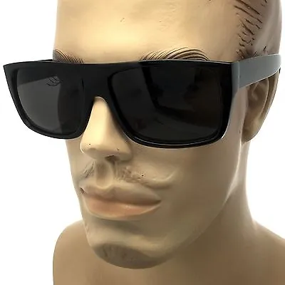 Mens Classic Old School Eazy E Flat Top GANGSTER CHOLO Sunglasses Black UV 400 • $16.92