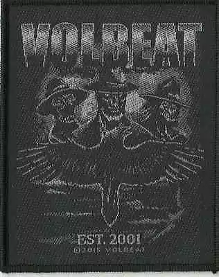 VOLBEAT Outlaw Raven 2015 WOVEN SEW ON PATCH Official Merch - No Longer Made • $8.69