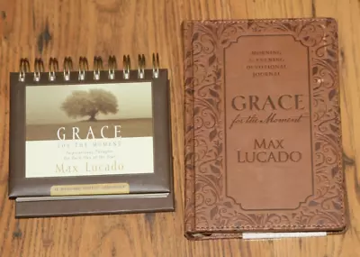 Set Of 2 Max Lucado Books - Hardback Book And Spiral Desktop Daily Book • $2.99