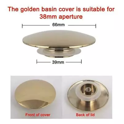 £6.80 • Buy 66mm Replacement Brass Basin Sink Waste Up Plug Cap Push Clack Click