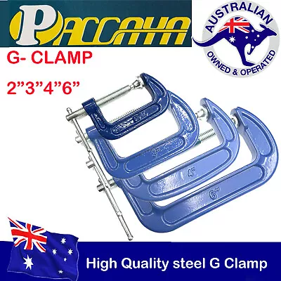 G Clamp High Quality Steel Heavy Duty Workbench Grip Tool Carpenters Metalwork • $15.99