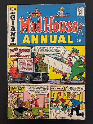 Mad House Annual #8 *very Good (4.0)* (archie 1970)  Lots Of Pics! • $9.95