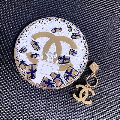 Chanel Gold Charm Classic LOGO Limited Edition / Authentic • £35