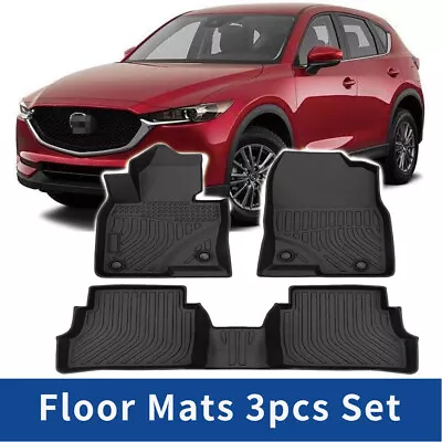 3D Floor Mats Liners For 2017-2024 Mazda CX-5 All Weather Rubber TPE Waterproof • $59.23