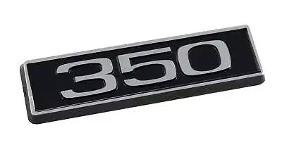 350 Ford Mustang 3.25  Engine Hood Scoop Emblem Badge Black & Chrome • $11.08