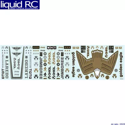 Axial Racing -1049 Axial JEEP Heritage Decal Sheet • $12.98