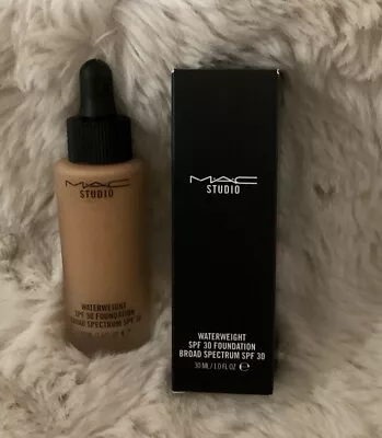 MAC Studio Waterweight Foundation Spf 30 ~ NC42 ~ 30ml/1oz Full Size NIB • $27.99