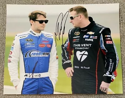 Michael McDowell / Landon Cassill DUAL Signed 8x10 Photo Auto Autograph COA • $27.54