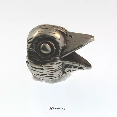 Authentic Trollbeads Silver Bead Called Bird Head 11127 • $11.31