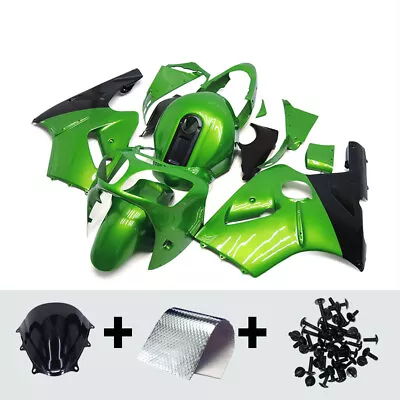 Fairing Kit Green Black For Kawasaki Ninja ZX12R 2000 2001 ZX-12R 00 01 Bodywork • $389.95