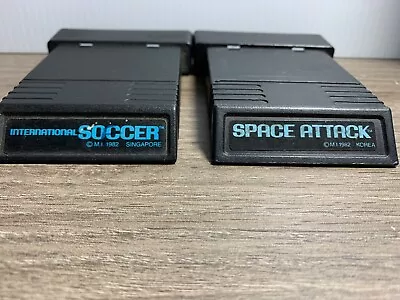 Intellivision Games (2) : International Soccer And Space Attack • $3.50