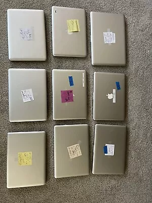$20.50 • Buy *LOT OF 9*  (8) Apple A1278 MacBook Pro 13  & (1) Apple A1286 Macbook Pro 15 