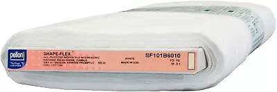 $125.99 • Buy Pellon Shape-Flex Woven Fusible Interfacing-White 60 X10yd FOB: MI