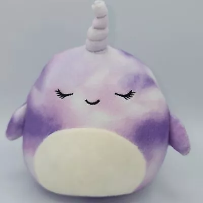 Squishmallow Plush 5  Nabila The Narwhal Soft Stuffed Animal Unicorn • $9