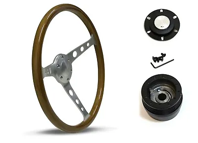 SAAS Steering Wheel SW701BAW & Boss For Mazda RX2 RX3 RX4 RX5 1970-1985 • $326