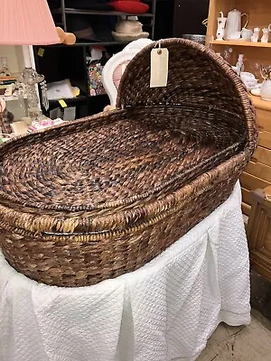 Restoration Hardware Bassinet Baby Crib 2 Pieces With Stand & Wheels • $400