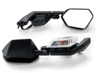 Turn Signal Integrated Mirrors 04 05 06 07 08 09 2010 Kawasaki Ninja ZX6R ZX10R • $70.99