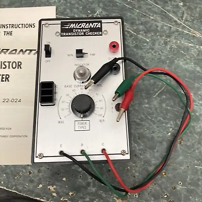 Transistor Checker By Micronta Preowned WORKING  • $20