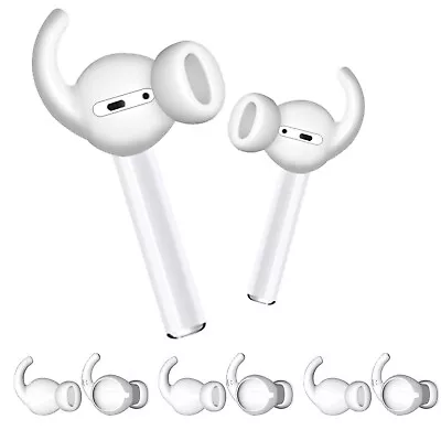 3Pair Anti-Slip Silicone Ear Hooks Covers Featuring Bass Enhancement For AirPods • $7.29