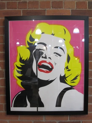 £799.99 • Buy PURE EVIL Laughing Marilyn Limited Edition Print #50/100 Signed, Framed Ref.1446