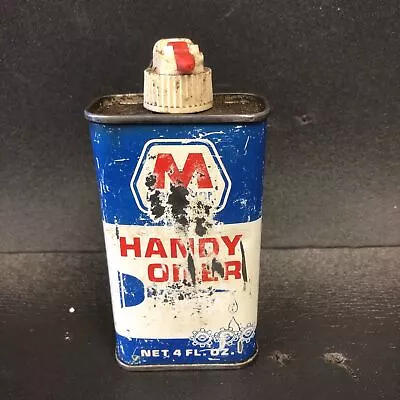 Vintage Advertising  Marathon  Oiler  Garage Shop  Half Full • $4