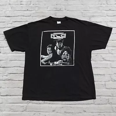 $649.99 • Buy Vintage TLC X Christina Aguilera R&B Shirt Size XL Black Tee Bootleg Delta